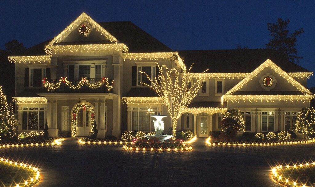 beautiful holiday lighting